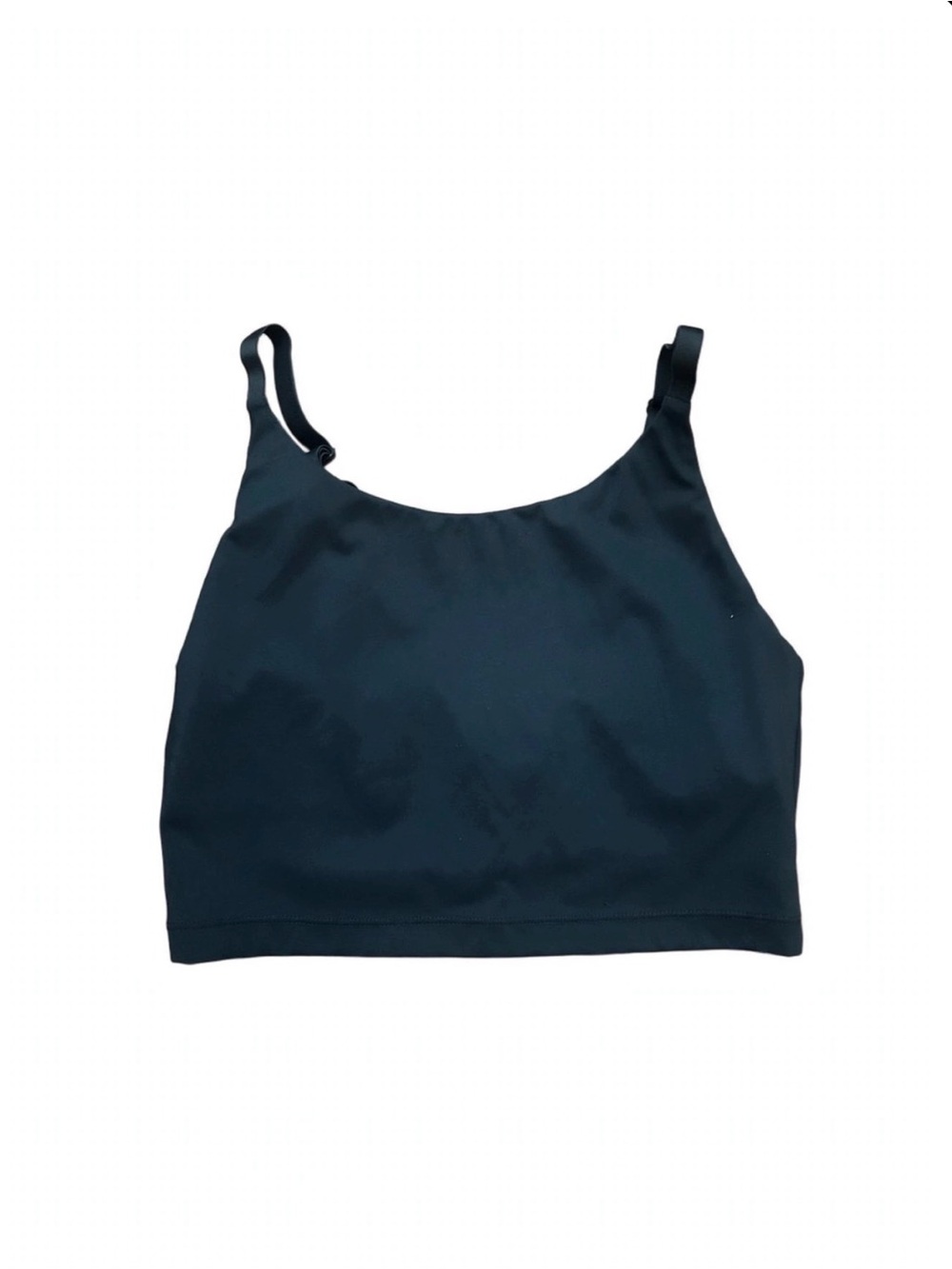 Alphalete Medium-Impact Luxury Sports Bra Storm Dark Teal Size Small Adjustable